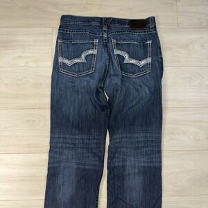 Men's Big Star Jeans Pioneer Boot Cut 36R 36x31 Blue Denim Western Cowboy Rodeo